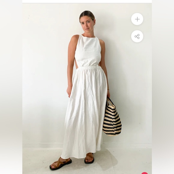 SIR Alena Maxi Dress Ivory Size 3 (AU12) - Picture 4 of 8